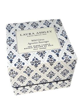 Laura Ashley Wild Citrus Soy Blend Candle 13 oz